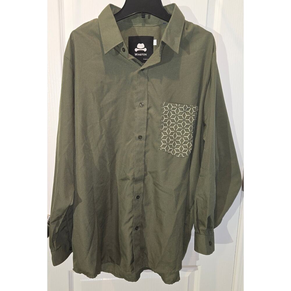 Winston long sleeve button up sz 2XL